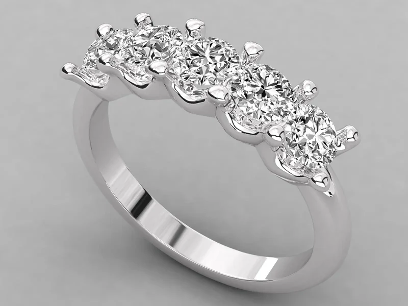 Super Selling High Quality Natural Stone Certified Solitaire Diamond Ring Trendy Third Party Certified Women's Wedding KRISHNAM
