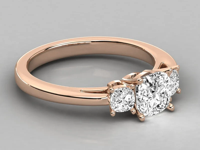 Buy KRISHNAM JEWELS Third Party Certified Natural High Quality Solitaire Diamond Ring Trendy Design for Women Wedding Occasions