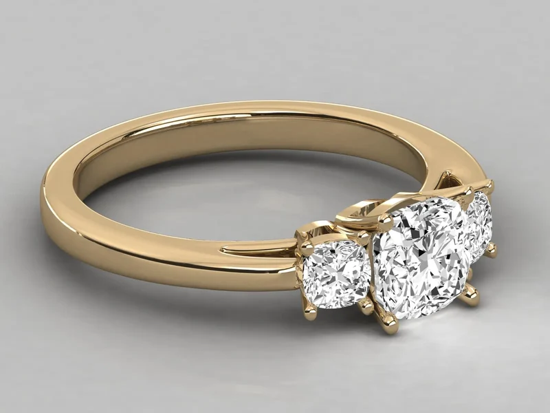 Buy KRISHNAM JEWELS Third Party Certified Natural High Quality Solitaire Diamond Ring Trendy Design for Women Wedding Occasions
