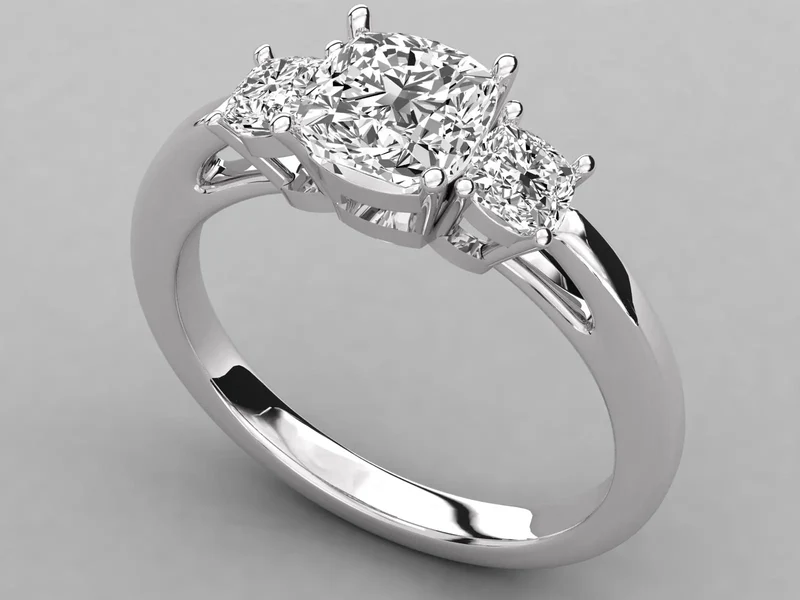Buy KRISHNAM JEWELS Third Party Certified Natural High Quality Solitaire Diamond Ring Trendy Design for Women Wedding Occasions
