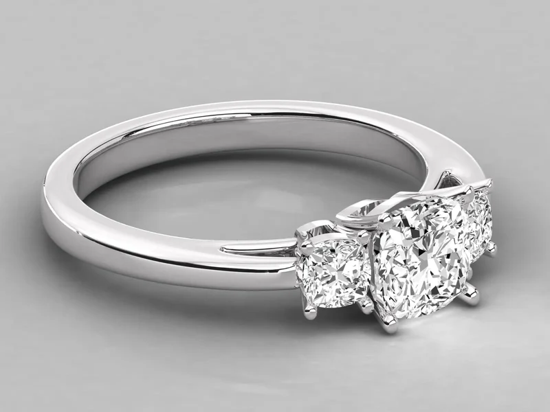 Buy KRISHNAM JEWELS Third Party Certified Natural High Quality Solitaire Diamond Ring Trendy Design for Women Wedding Occasions