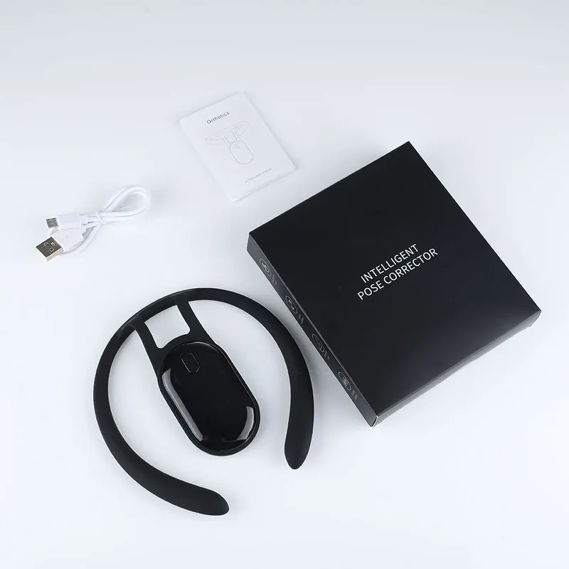 Smart Posture Reminder Device Vibration Alert Back Support Wearable Anti-Slouch Sensor for Adults Kids Office Home Daily Use