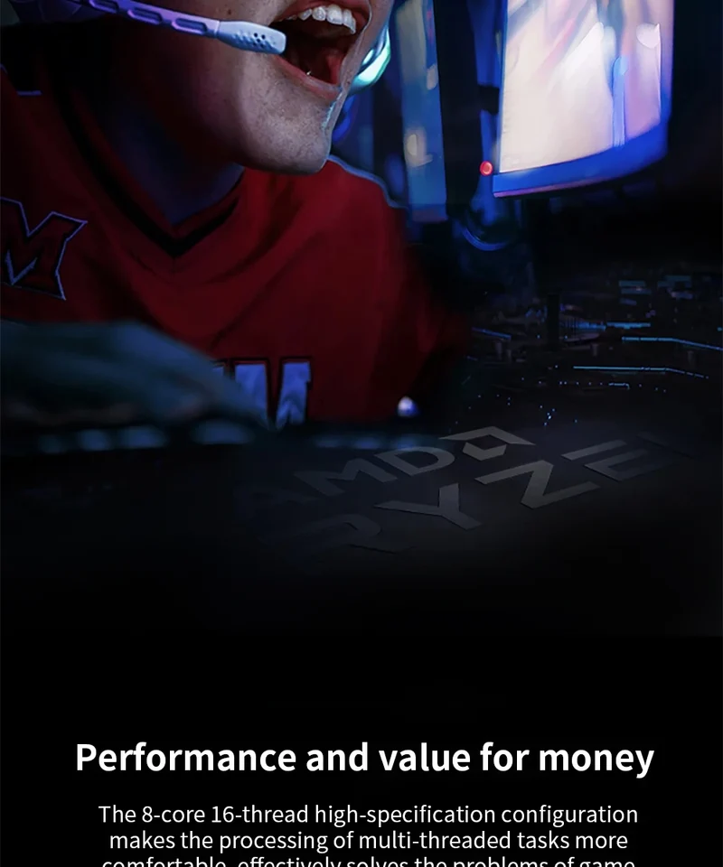 NEW AMD Ryzen 7 5700X 8-Core 16-Thread AM4 Applicable to B550 3.4GHz 65W 7NM L3=32M R7 5700X Gaming Processor DDR4 No Fan