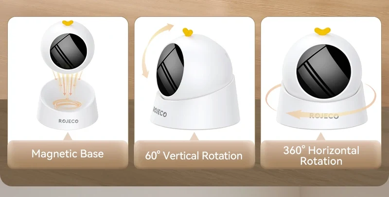 ROJECO Automatic Pet Toy Interactive Adjustable Electric Cat Laser Toy Indoor Smart Teasing Laser Cat Toy For Kitty Dog Supplies