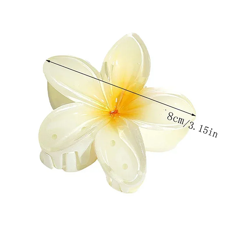 New Flower Shape Hair Claw Clips for Women Girls Barrette Crab Claw Clip Ponytail Hairpins Bath Beach Headwear Hair Accessories