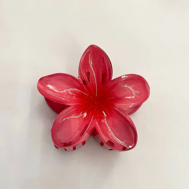 New Flower Shape Hair Claw Clips for Women Girls Barrette Crab Claw Clip Ponytail Hairpins Bath Beach Headwear Hair Accessories
