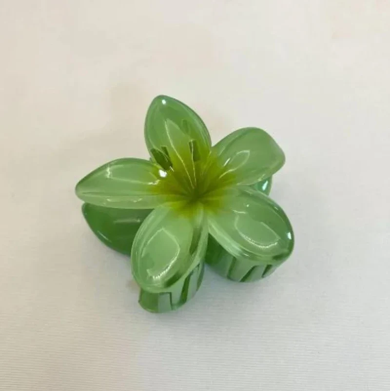 New Flower Shape Hair Claw Clips for Women Girls Barrette Crab Claw Clip Ponytail Hairpins Bath Beach Headwear Hair Accessories