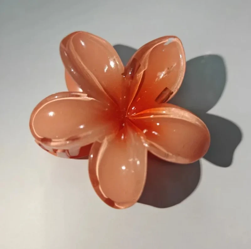 New Flower Shape Hair Claw Clips for Women Girls Barrette Crab Claw Clip Ponytail Hairpins Bath Beach Headwear Hair Accessories