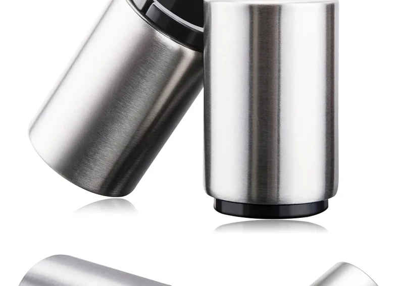Automatic Beer Bottle Opener,Magnetic Stainless Steel Beverage Bottles Wine Openers Jar Opener Kitchen Gadgets Bar Supplies