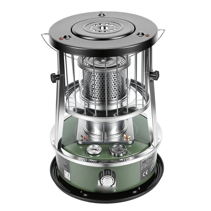 Kerosene Heater Adjustable Height Non Electric Portable 2 in 1 Stove Heater for Camping Garage Adjustable Height Kerosene Heater
