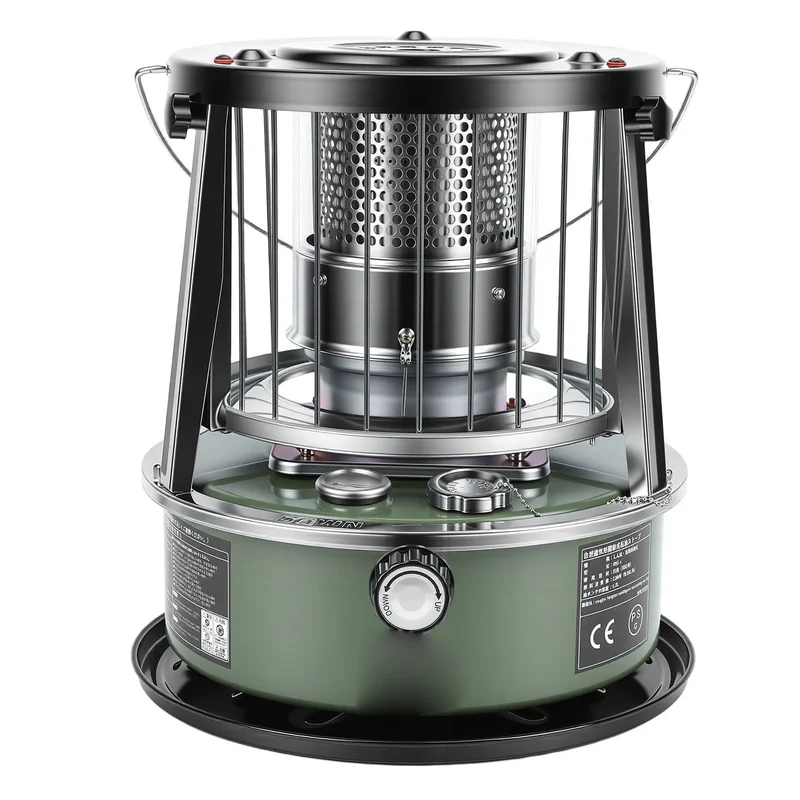 Kerosene Heater Adjustable Height Non Electric Portable 2 in 1 Stove Heater for Camping Garage Adjustable Height Kerosene Heater