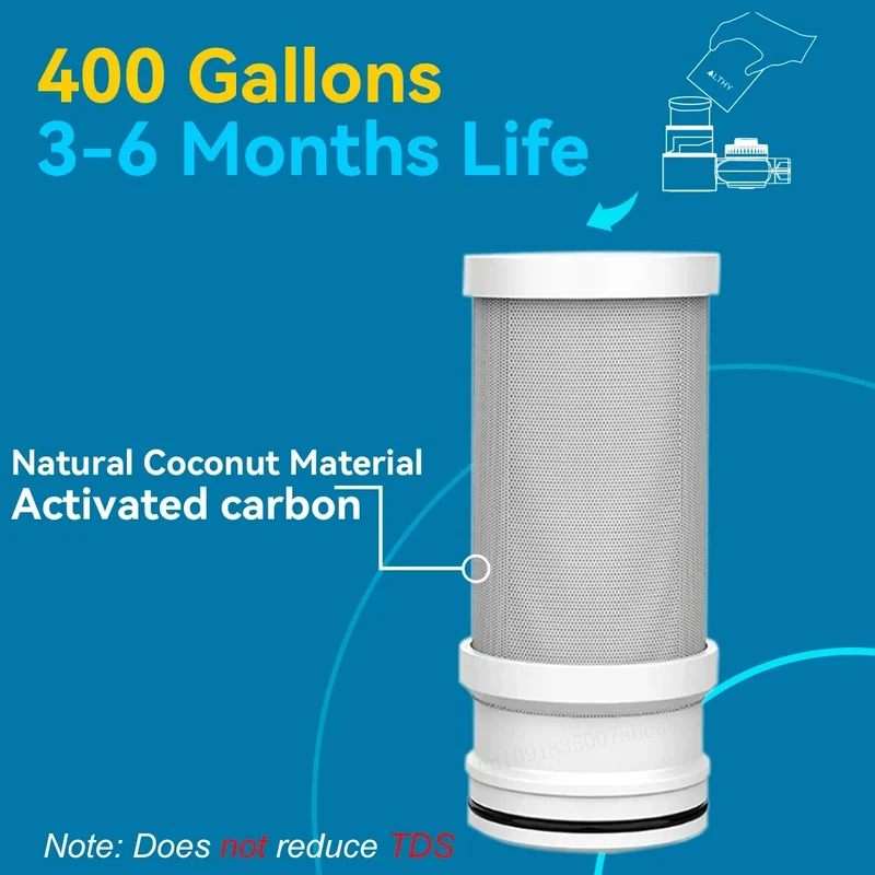 Faucet Tap Water Filter Purifier System, Reduces Lead, Chlorine & Bad Taste NSF Certified 320-Gallon Kitchen
