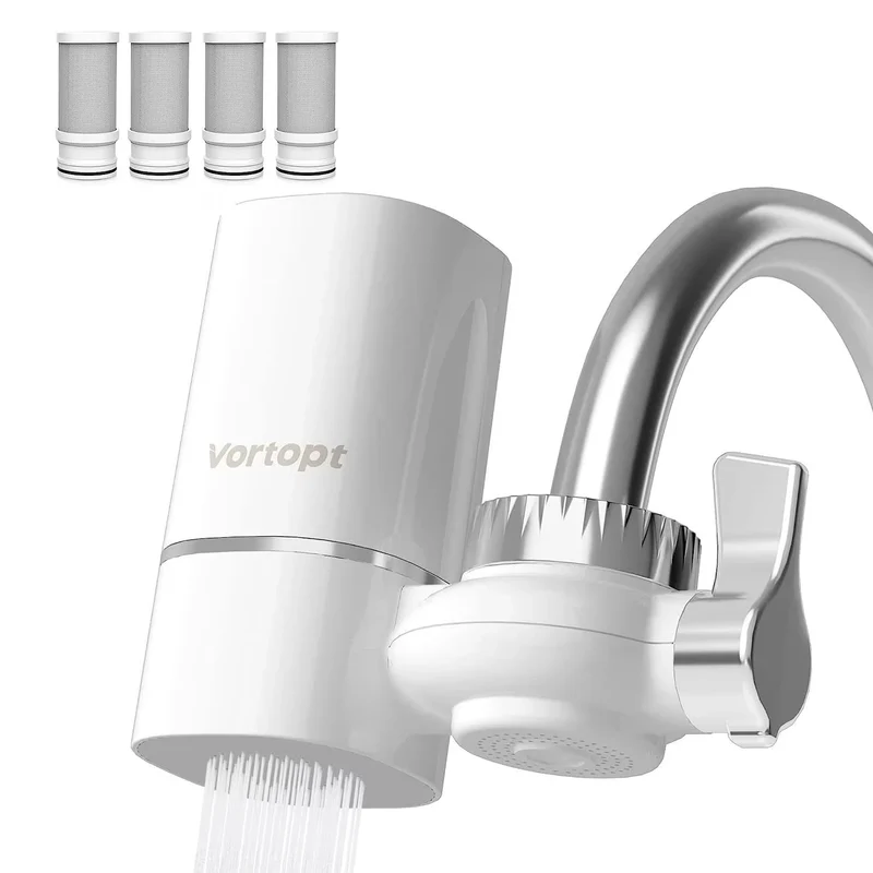 Faucet Tap Water Filter Purifier System, Reduces Lead, Chlorine & Bad Taste NSF Certified 320-Gallon Kitchen