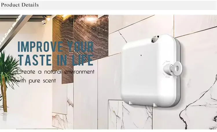 Bluetooth Control Aroma Diffuser USB Wall Waterless Aromatherapy Oil Diffuser Home Hotel Air Freshener Spray Fragrance Machine