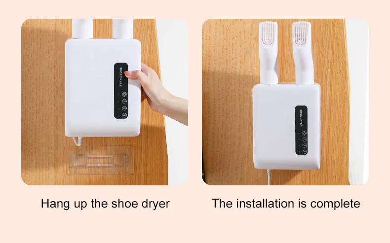 Boots Shoes Dryer Deodorizer with Heat Dehumidifier Device Foot Warmer Heater for Home Adjustable Portable Electric Shoes Dryer