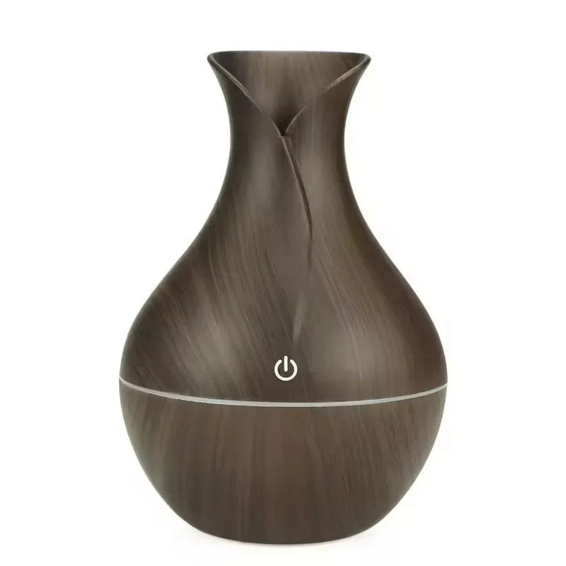 USB Ultrasonic Cool Mist Sprayer Essential Oil Fragrance 200ml Mini Home Wood Grain Air Humidifier Electric Air Aroma Diffuser