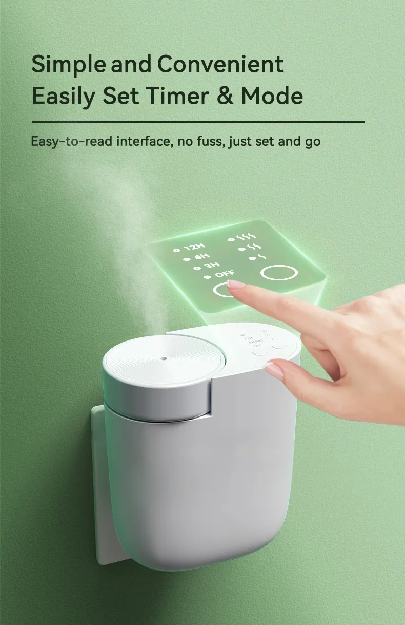 Plug in Waterless Aroma Diffuser Hotel Frangrance Diffuser And Essential Oils Atomizing Efficienc Home Air Freshener