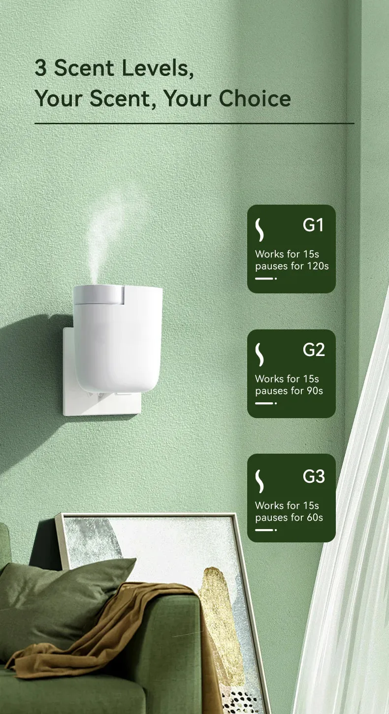 Plug in Waterless Aroma Diffuser Hotel Frangrance Diffuser And Essential Oils Atomizing Efficienc Home Air Freshener