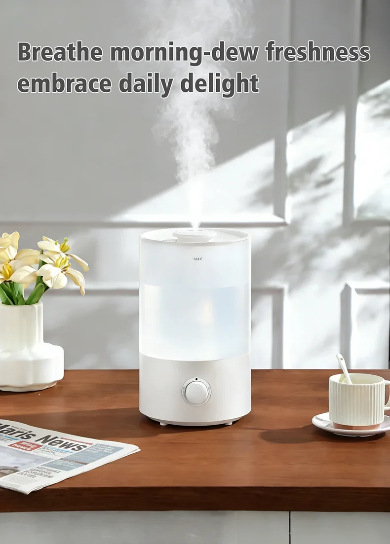 4L Large Capacity Air Humidifier with Remote Control Timer Plant Mist Aroma Diffuser for Home Office - Humidifier