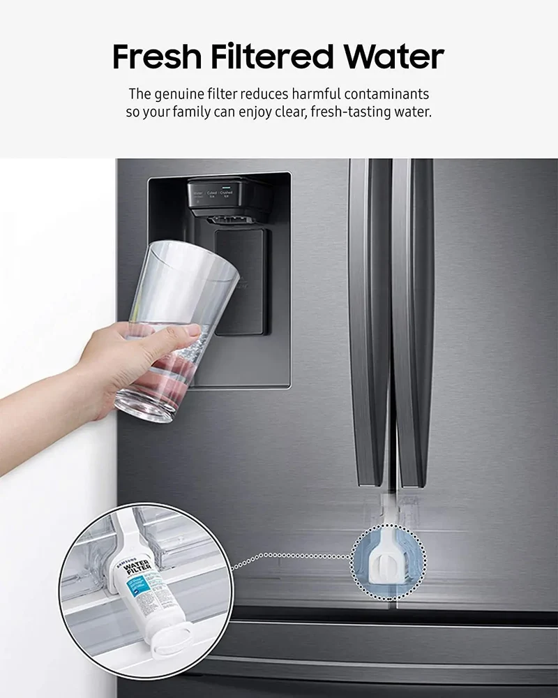 4 PCS DA97-17376B Refrigerator Water Filter Compatible For Samsung HAF-QIN/EXP, HAF-QIN, DA97-08006C, RF28R7351SG, RF23M8070SR