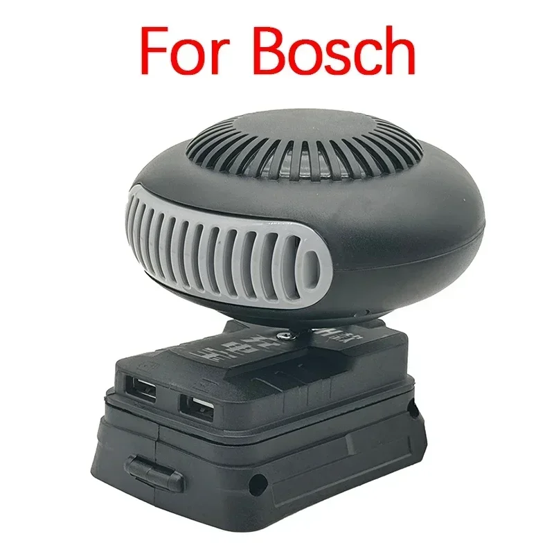 Portable Lithium Electric Power Warm Air Blower Fan Heater Hot&Cold Wind Dual Mode for Makita for Bosch for DeWalt for Milwaukee