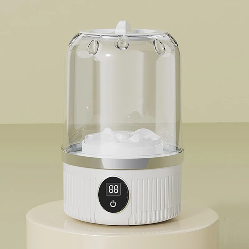 Cordless Small Washing Machine with Laundry Cup Automatic Laundry Cup Mini Special Washer for Travel Home and Dormitory