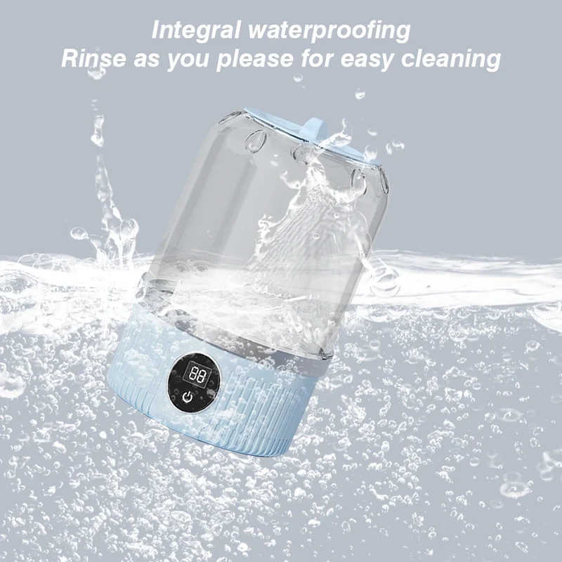 Cordless Small Washing Machine with Laundry Cup Automatic Laundry Cup Mini Special Washer for Travel Home and Dormitory