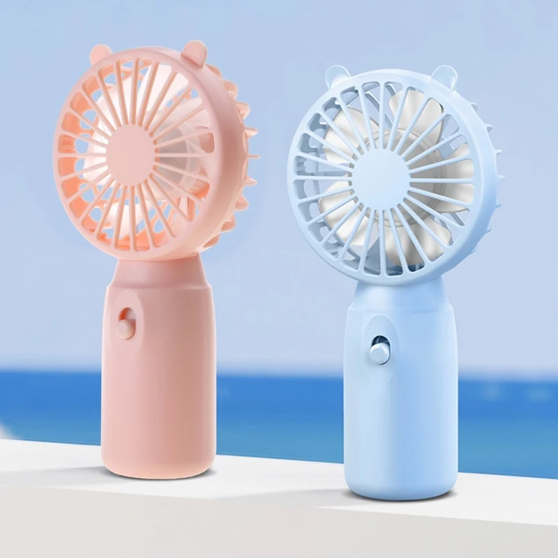 Portable Fan Convenient Creative Small Fan Pocket Hand-held Fan Lightweight AA Battery Handheld Mini Fan Air Coolers