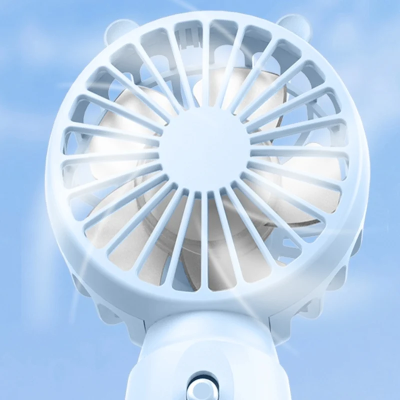 Portable Fan Convenient Creative Small Fan Pocket Hand-held Fan Lightweight AA Battery Handheld Mini Fan Air Coolers