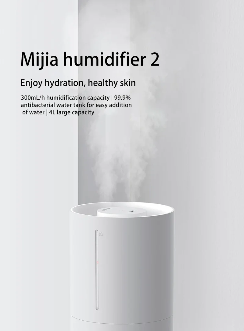 Original Mijia Humidifier 4L Mist Maker Broadcast Aromatherapy Essential Oil Diffuser Scent Home Air Humidifiers