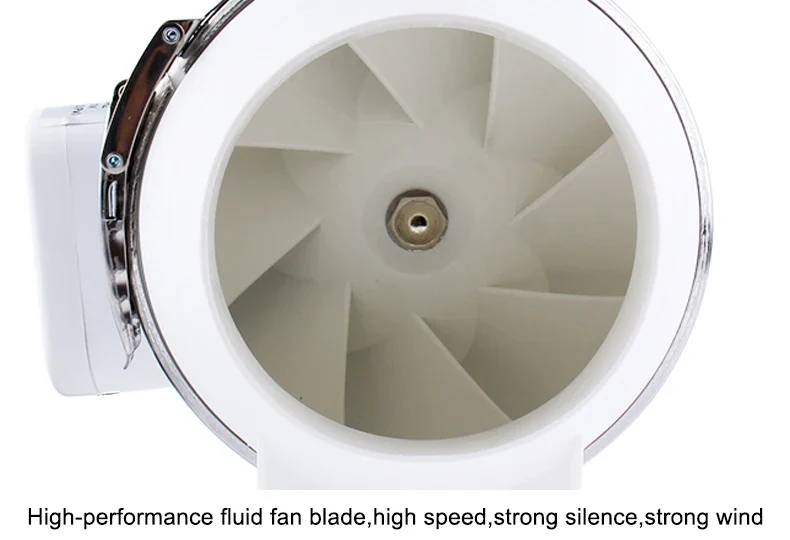 4/5/6/8 Inch Remote Control Exhaust Fan Silent Inline Pipe Duct Fan Extractor Air Ventilation Blower Kitchen Toilet Wall Booster