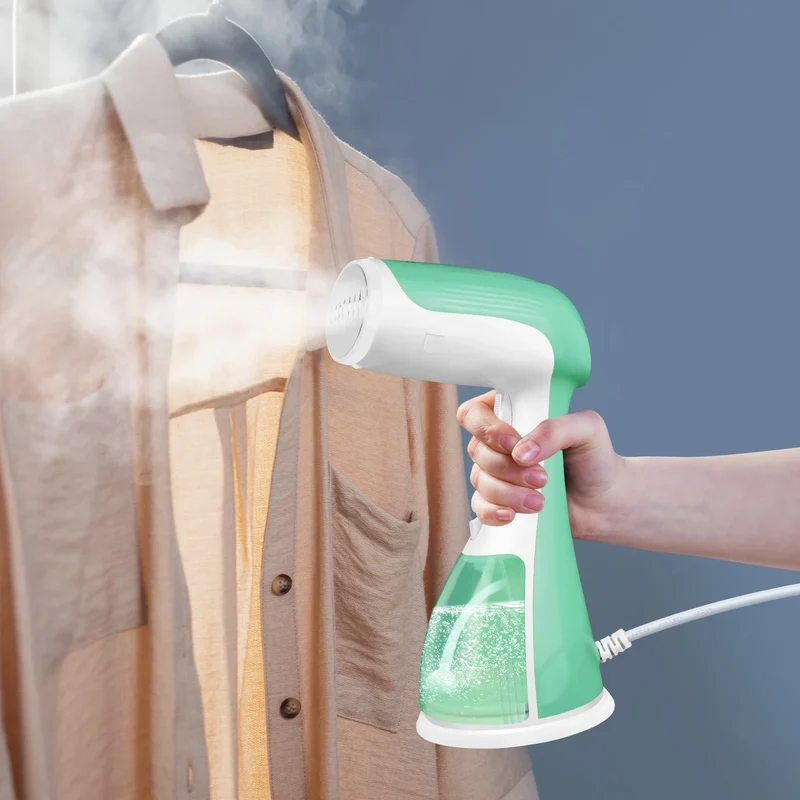 BRIEFNESS 2000W Handheld Steamer for Clothes, 30s Heat-up, Portable Garment Wrinkle Remover, Travel/Home Use, Fast Steam Iron