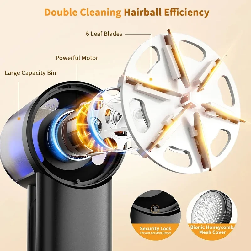 Rechargeable Fabric Shaver Electric Lint Remover with Digital Display Sweater Shaver Lint Shaver for Clothing Blanket