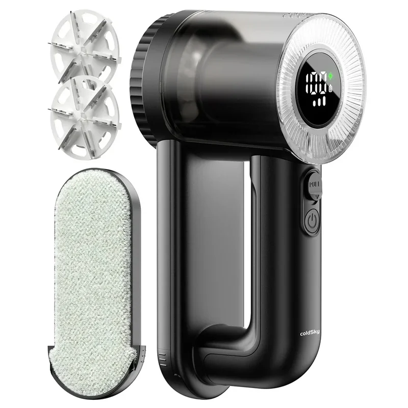 Rechargeable Fabric Shaver Electric Lint Remover with Digital Display Sweater Shaver Lint Shaver for Clothing Blanket
