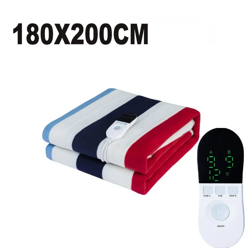 Smart Timer Switch Thicker Electric Blanket Heated Blanket Electric Blanket Double Single Manta Electric Mat Body Warmer Heater