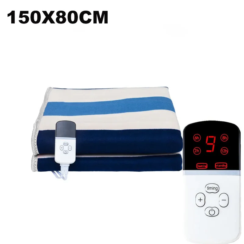 Smart Timer Switch Thicker Electric Blanket Heated Blanket Electric Blanket Double Single Manta Electric Mat Body Warmer Heater