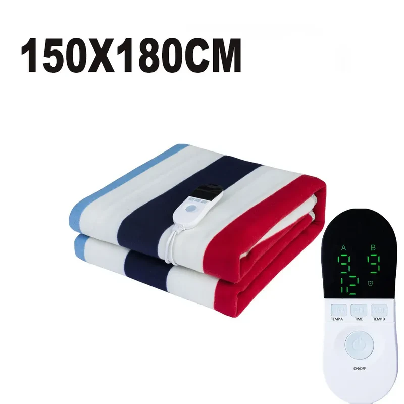 Smart Timer Switch Thicker Electric Blanket Heated Blanket Electric Blanket Double Single Manta Electric Mat Body Warmer Heater