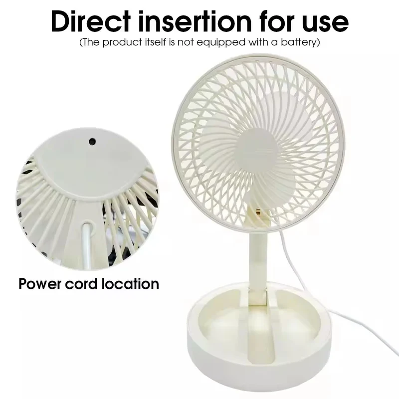 Lenovo USB Direct Desktop Fan Premium airflow Portable Cool Modern Living fan Premium Silent Fan Suitable for dormitory office