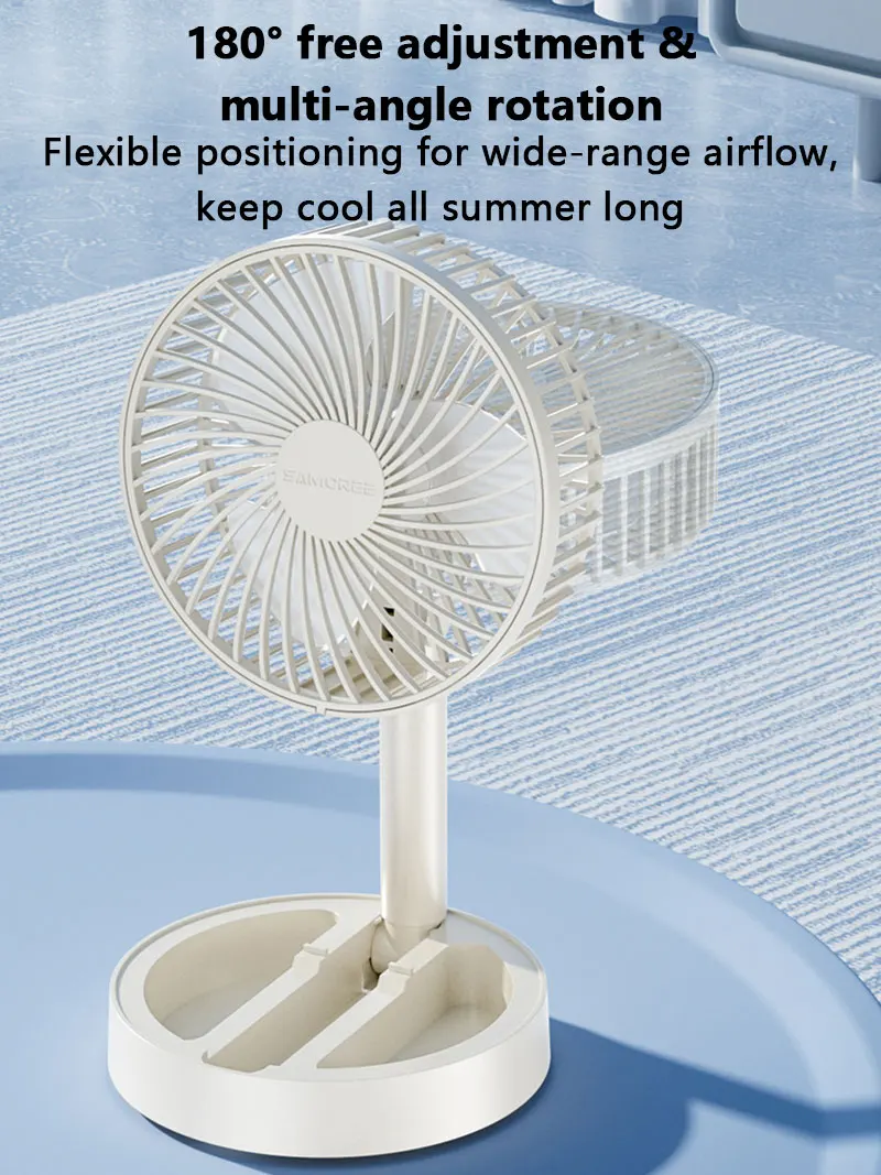 Lenovo USB Direct Desktop Fan Premium airflow Portable Cool Modern Living fan Premium Silent Fan Suitable for dormitory office