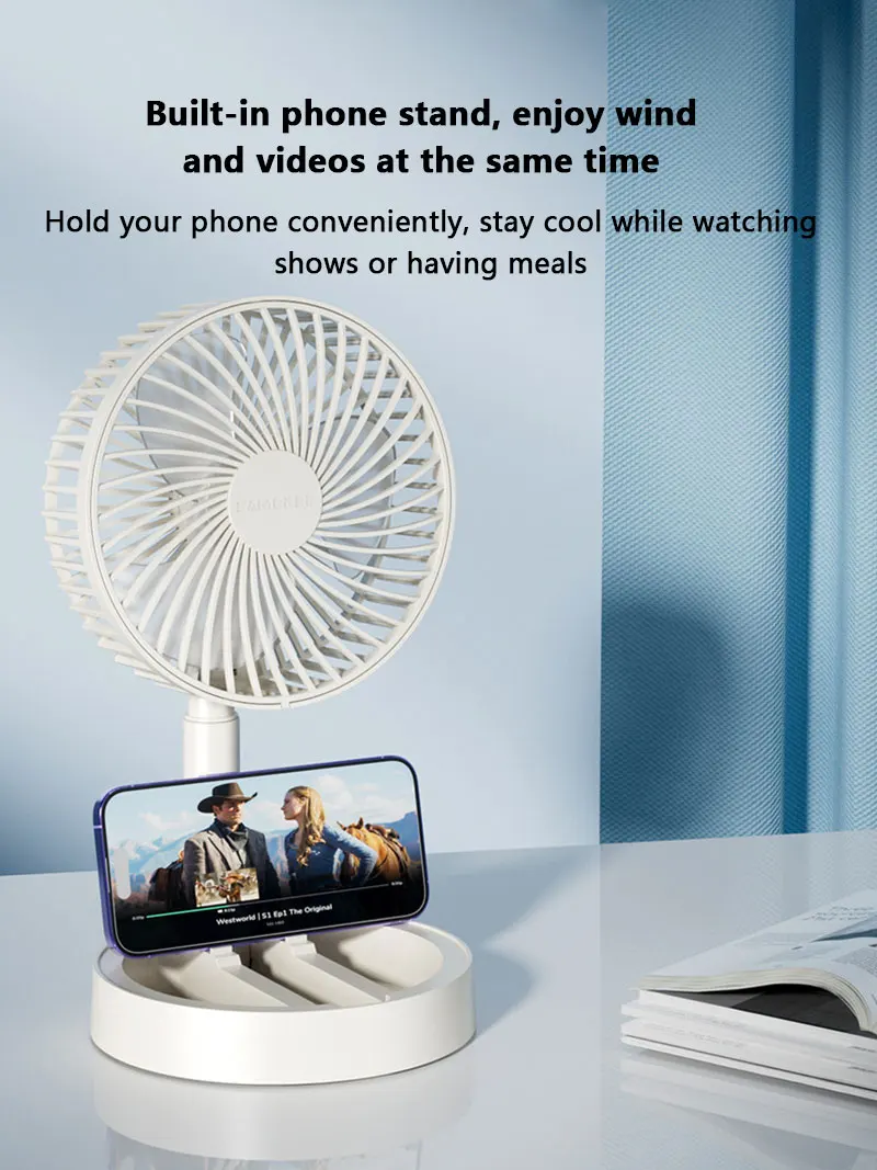 Lenovo USB Direct Desktop Fan Premium airflow Portable Cool Modern Living fan Premium Silent Fan Suitable for dormitory office