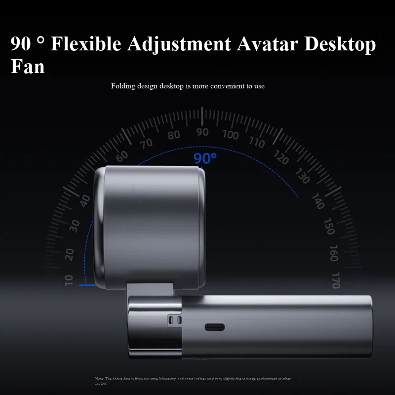 Handheld Fan with Semiconductor Cooling, Ice Compress, Ultra-Long Battery Life, Foldable Tabletop, Digital Display, Mini Fan