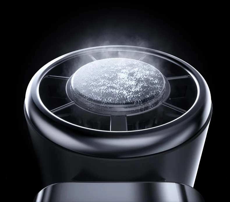 Handheld Fan with Semiconductor Cooling, Ice Compress, Ultra-Long Battery Life, Foldable Tabletop, Digital Display, Mini Fan