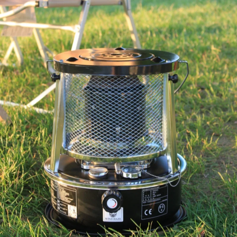 High-efficiency Liquid Fuel Heater, Stainless Steel Indoor Warmer, Non-electric Heating Stove, Portable for Outdoor Camping