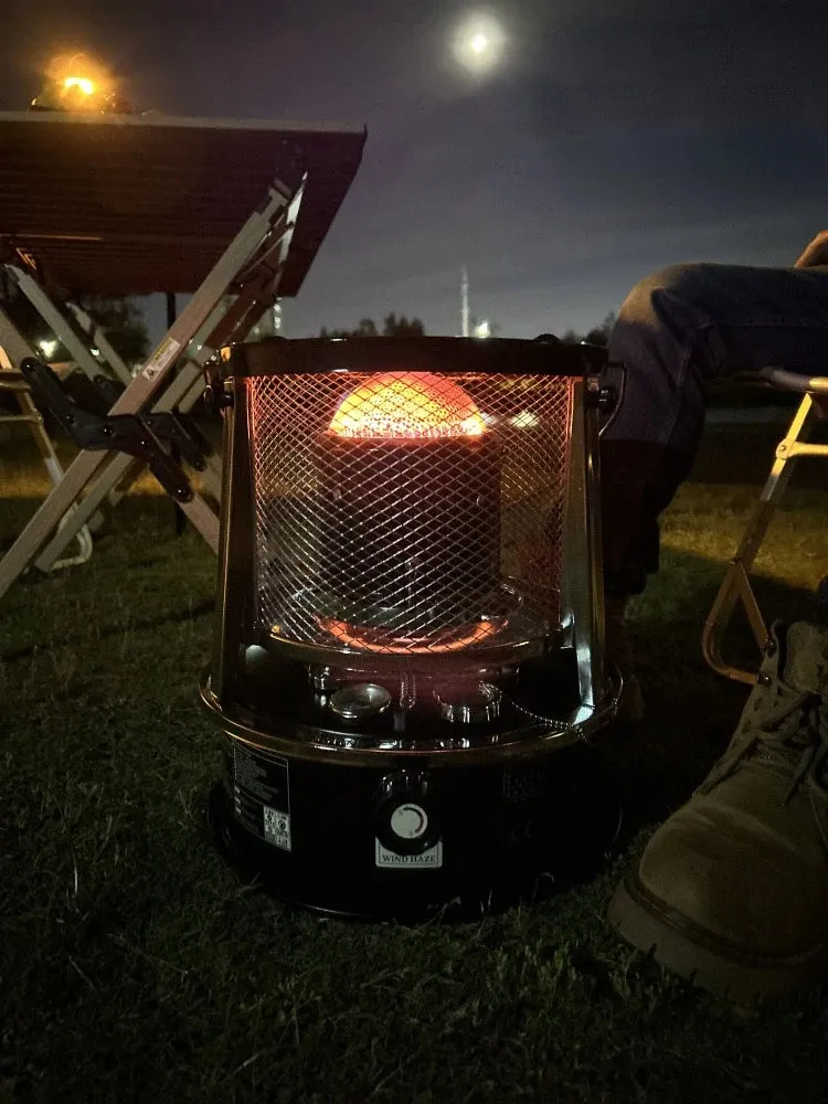 High-efficiency Liquid Fuel Heater, Stainless Steel Indoor Warmer, Non-electric Heating Stove, Portable for Outdoor Camping