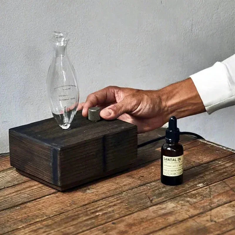 Aroma Diffuser Vintage Tungsten Filament Lamp Aromatherapy Machine Humidifier Lighting Sandalwood Pure Essential Oil Diffuser