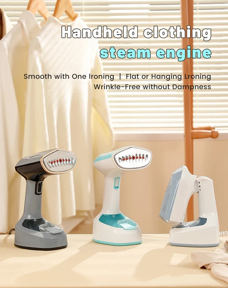 Fast-Heat Garment Steamer Foldable Ironing 1500W Machine Household Electric Fabric Steamer for Home Travel Handheld Steam Iron