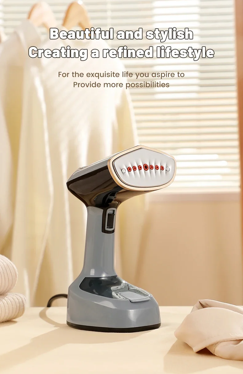 Fast-Heat Garment Steamer Foldable Ironing 1500W Machine Household Electric Fabric Steamer for Home Travel Handheld Steam Iron