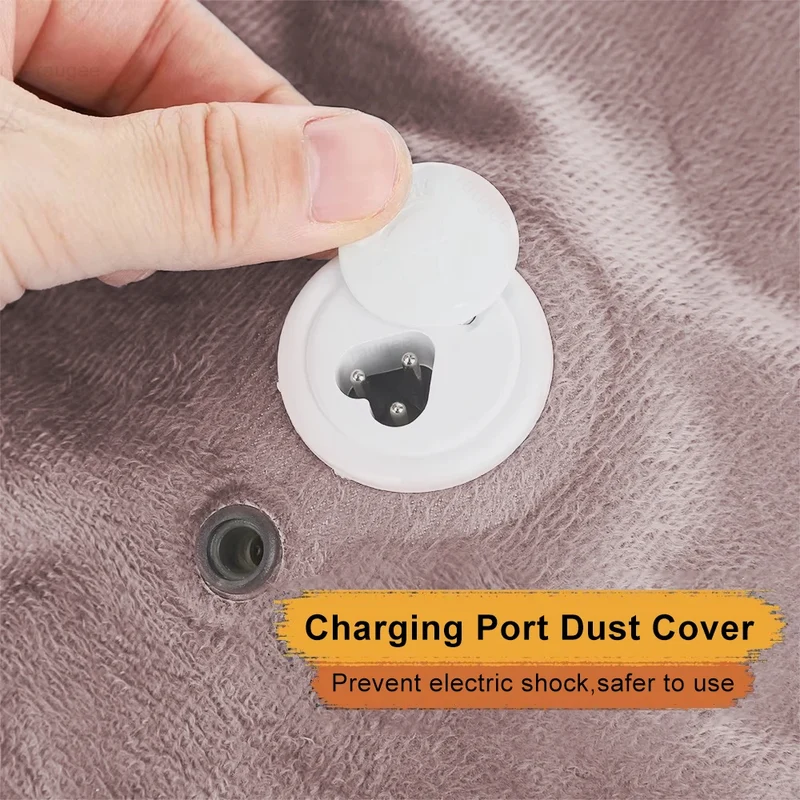 Electric Hand Warmer Portable Heated Gloves USB Warming Plush Hot Water Bottle Heating Water Bags Warm Hand Pocket for Winter