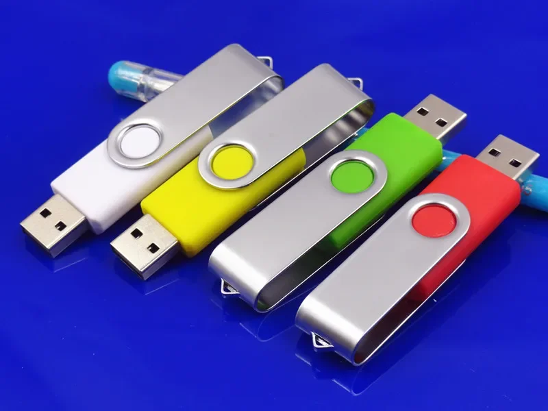 Usb Flash Drive Wholesale Custom LOGO Gift Thumb Colorful Metal Flash Drive Pendrive USB 2.0 3.0 1GB 2GB 4GB 8GB 16GB 32GB 64GB