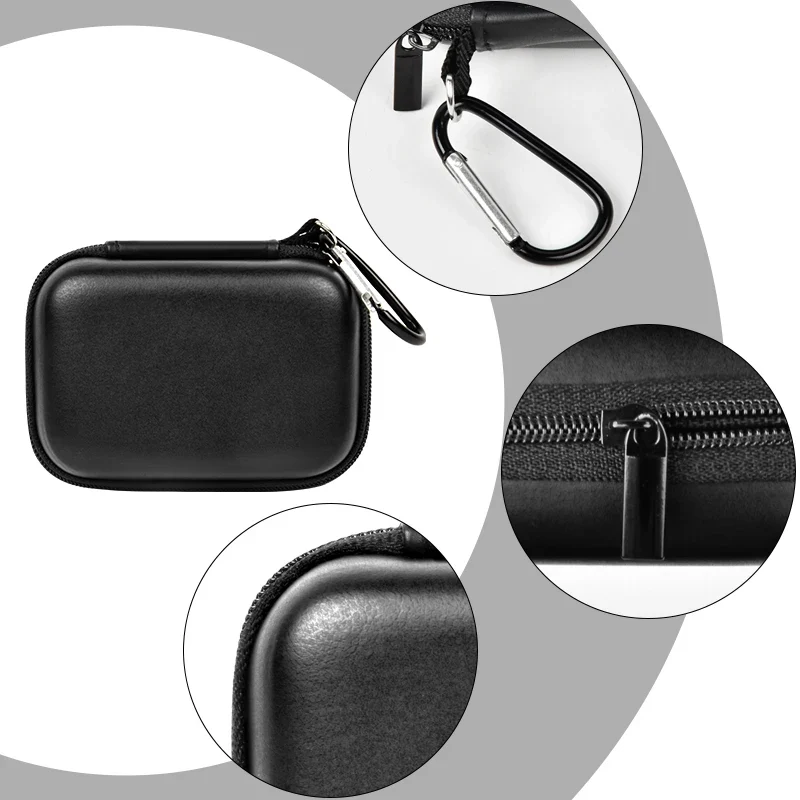 Carrying Case Compatible with Crucial X10/ X9 Pro 4TB/ 2TB/ 1TB Portable SSD, External Solid State Drive Hard Storage Holder Bag